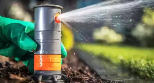 how to lubricate pop up sprinkler
