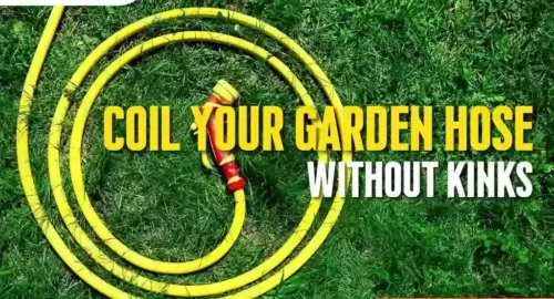 how to coil a garden hose