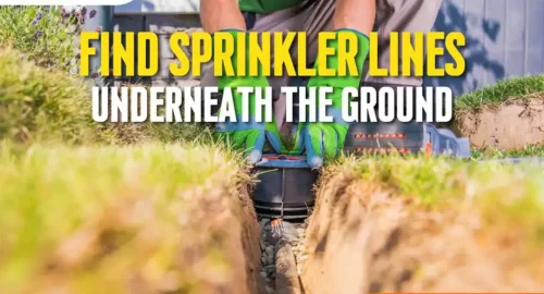 how to find sprinkler lines underground